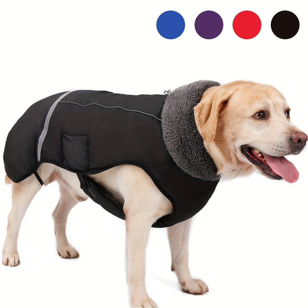 Wasserdichter, Winddichter Hundemantel Für Kaltes Wetter